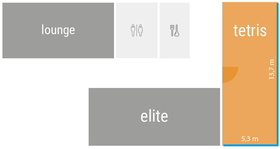 Grundriss ngage Seminarraum Tetris